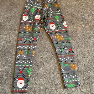 Size small Santa Clause tights